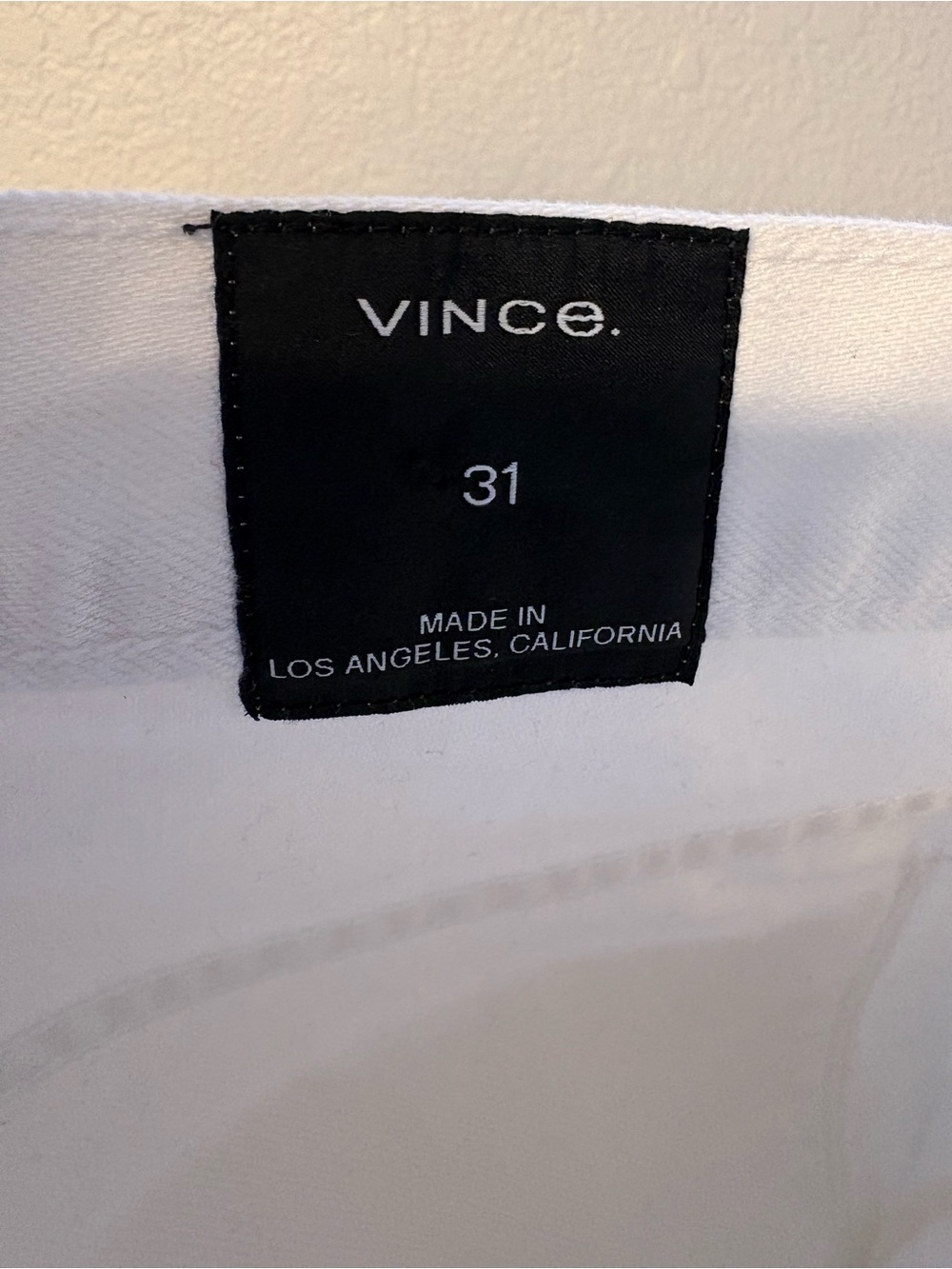VINCE Womens White Denim
High Rise Utility Cropped Jeans Pants 31 - Picture 7 of 10